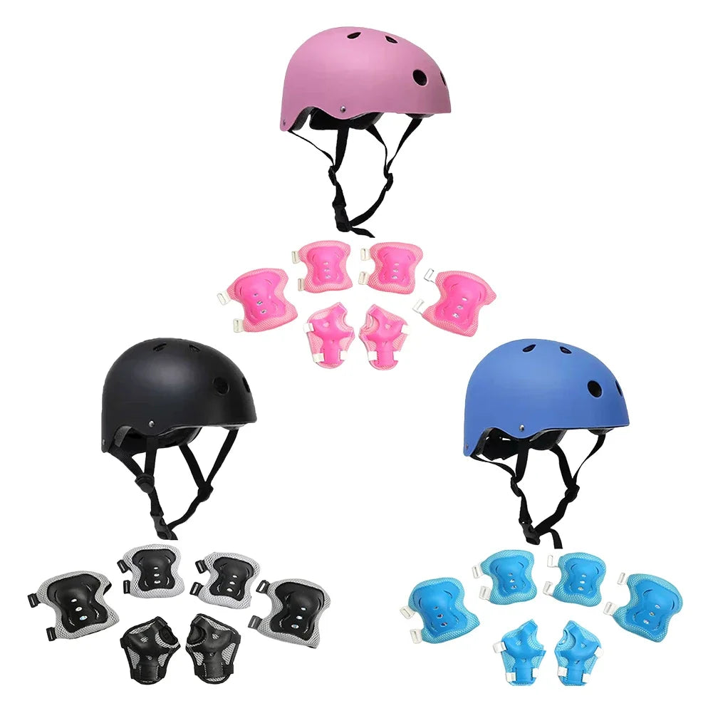 Children's Protective Body Gear And Breathable Helmet With EPS material for cushioning and shock absorption