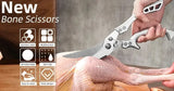 Stainless Steel Kitchen Scissors For Chicken Duck Fish Cutting