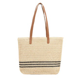 Women's Classic Straw Woven Beach Bag