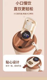 450ml  Temperature Display Thermos Premium Stainless Steel Coffee Cup