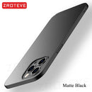 ZROTEVE Luxury Slim Matte Hard PC Cover For iPhone 16 Pro Max 16 15 14 11 12  iPhone 15 Plus Phone Case