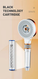 3 Modes Adjustable Double Sided High Pressure Showerhead.