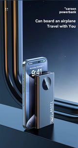 80000mAh High Capacity 120W Super Fast Charging Power Bank For iPhone Or Samsung