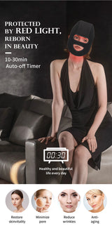 NEW 186 LED's Hat & Face Red Light Therapy For Hair Loss And Skin Rejuvenation