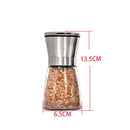 Adjustable Stainless Steel Glass Mill Salt Pepper Grinder