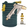 High Pressure Expandable PVC Garden Water Hose with Double Metal Connector.