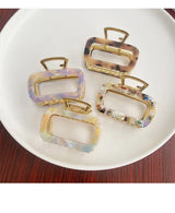 Small Colorful Elegant Acrylic Hair Clpsl