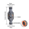1-Pcs 1/2" 3/4" 1" Garden Hose Quick Connect Adapters