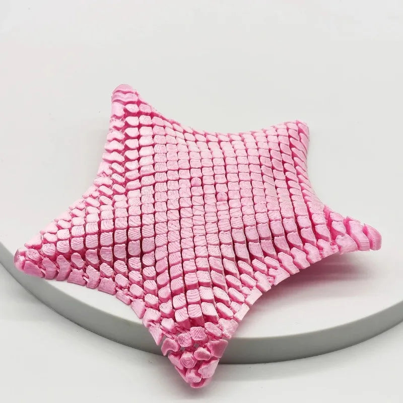 3D Printed Articulated Starfish Stress Relief Fidget Toy For Kids and Adults