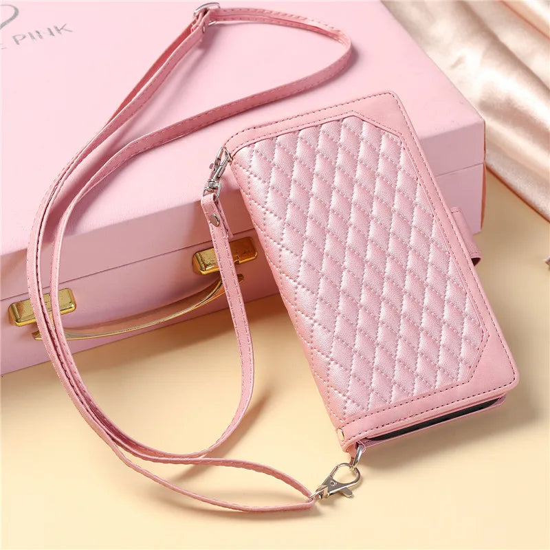 Leather Phone Case for iPhone 14 Pro Max 15 13 12 11