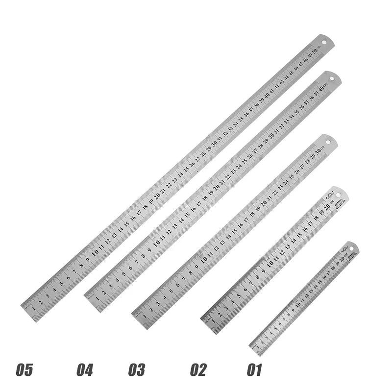 Stainless Steel Double Side Straight Ruler