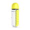 500/600Ml 7 Day Travel /Vitamin/Pillbox Organizer Water Bottle.