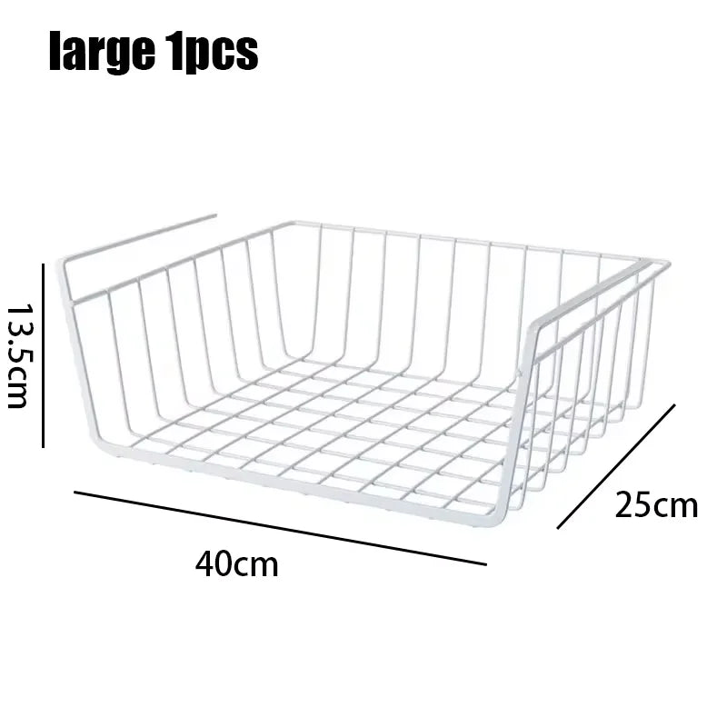 Multifunctional Iron bottom hanging Storage basket