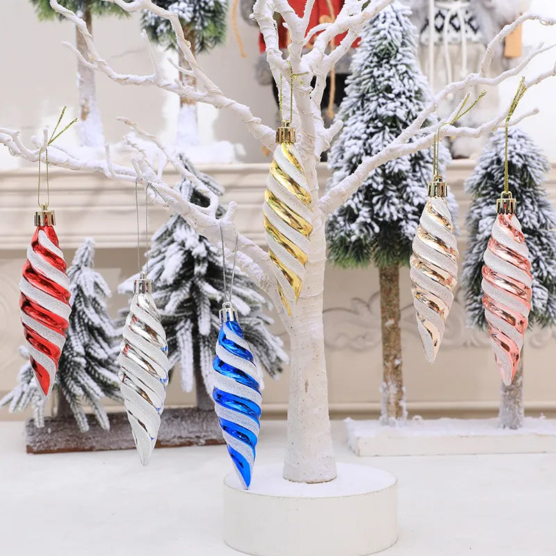 6pcs Christmas Hanging Ornaments.