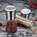 Adjustable Stainless Steel Glass Mill Salt Pepper Grinder