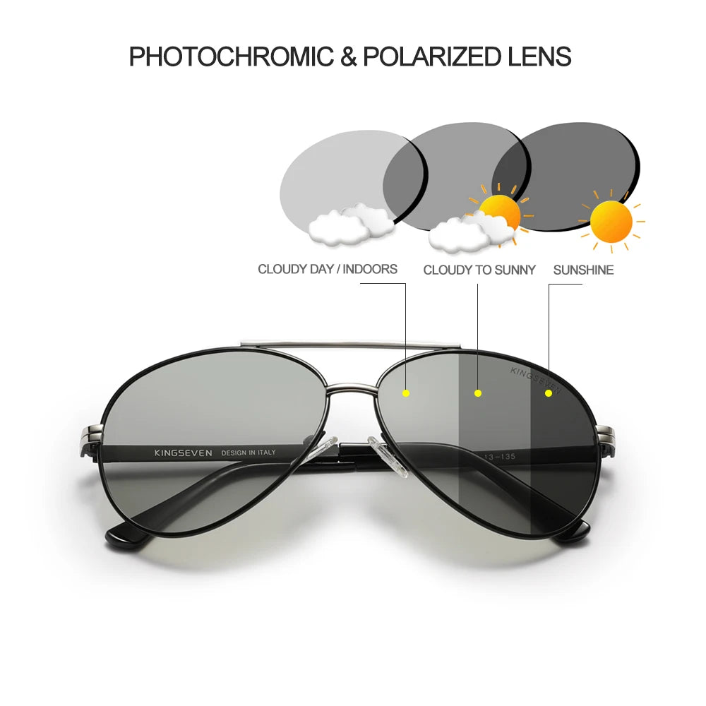 Men's KINGSEVEN Polarized UV400 Sunglasses