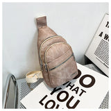 Soft Leather Casual Crossbody Shoulder Bag
