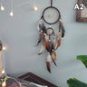 Hand-woven Dreamcatcher With Artificial Feathers And Crystals