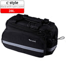 Waterproof 3 in 1rear bike bag. Reflective, 20L capacity