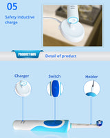 Oral B 3D Whiten Electric Adult Toothbrush With Gift Brush Heads.