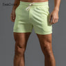 Men's Leisure Shorts With Lace Up And Pockets