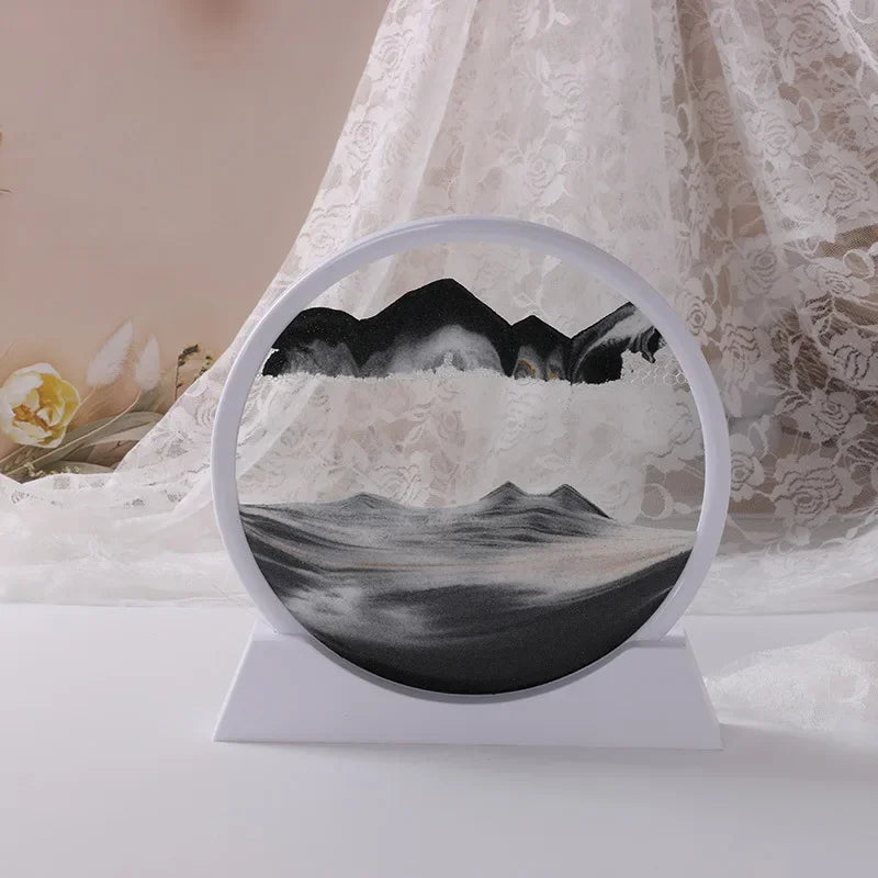 3D Dynamic Liquid Flowing Sand Art Frame