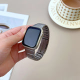 Stainless Steel Quick Fit Watchband for Apple Watch Ultra 2 1 49mm 10 46mm Series 9 8 7 6 5 4 45mm 44mm