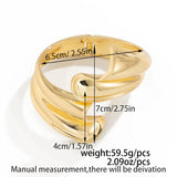 DIEZI Metal Gold Color Leaves Bangle