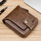 Men's Pu Leather Wallet With Zipper.