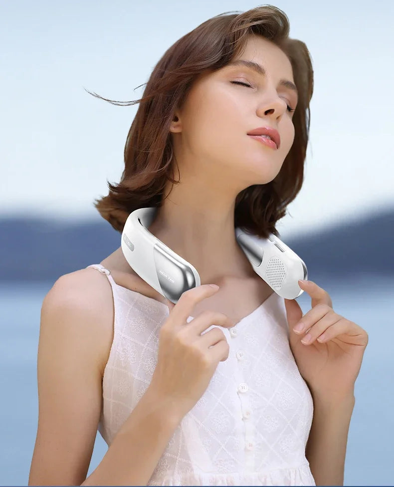 Xiaomi 5-speed 8000MAH Rechargeable Neck Fan With LED Digital Display