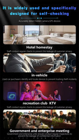 Professional Bluetooth RF Detection Hidden Camera/GPS Tracker/Anti Spy Device