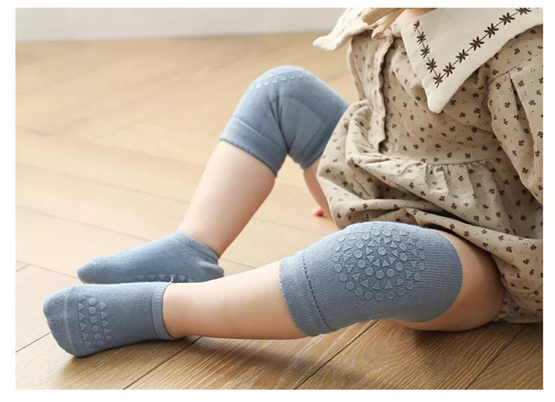Baby Anti Slip Socks And Knee Pads For Crawling