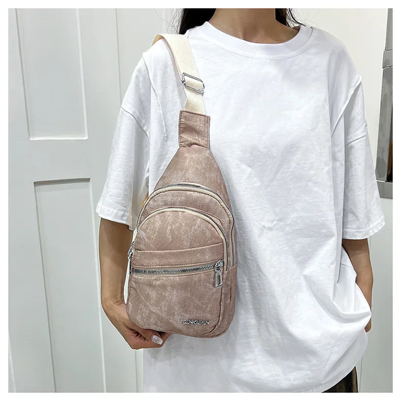 Soft Leather Casual Crossbody Shoulder Bag