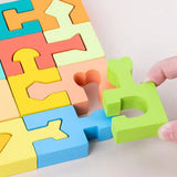 16 Pieces Wooden Jigsaw Puzzle for Boys Girls Ages 4-6