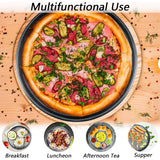 4 Size Nonstick Carbon Steel Pizza Pan with Holes