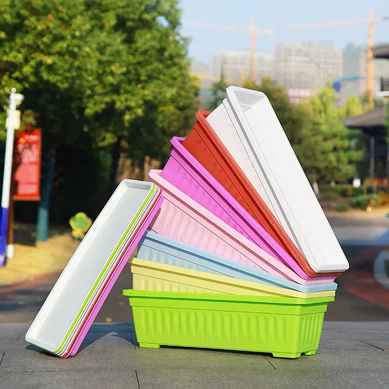 1 Plastic Rectangular Vegetable Planter