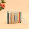 Women's Straw Clutch Wrist Handbag
