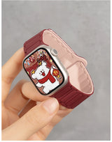 Silicone Magnetic  Strap for Apple Watch 46mm 42mm 49mm 45mm 41mm 44mm 40mm Band For IWatch Ultra 2 Series 10 9 8 7 6 SE 5 4 3