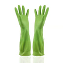 Latex Thickened And Lengthened Household Washing Gloves.