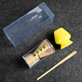 3/4pcs Matcha Bamboo Whisk Teaspoon And Ceramic matte Bowl