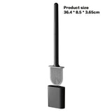 Silicone Toilet Brush Set with Holder