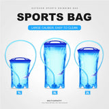 WRELS 1L/1.5L/2L/3LFoldable Outdoor Backpack Drinking Water Bag