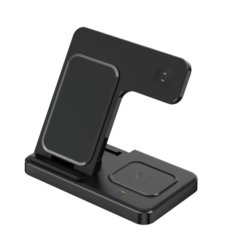3 in 1 100W  Foldable Wireless Night Light Fast Charging Station For iPhone 16 15 14 13 12 And Apple Watch Airpods