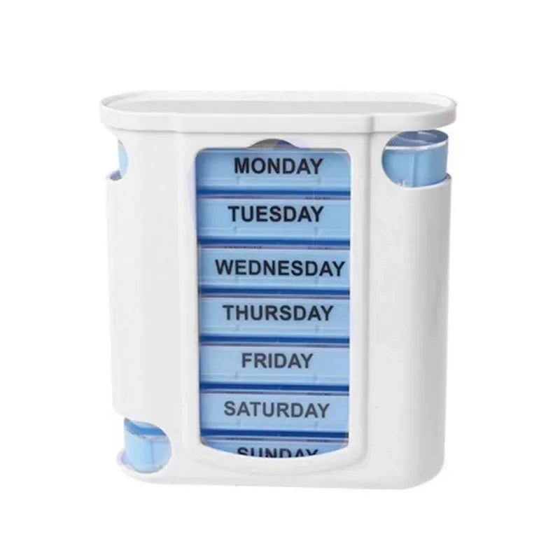 7 Days/28 Grid Weekly Medicine Or Medical Pill Organizer