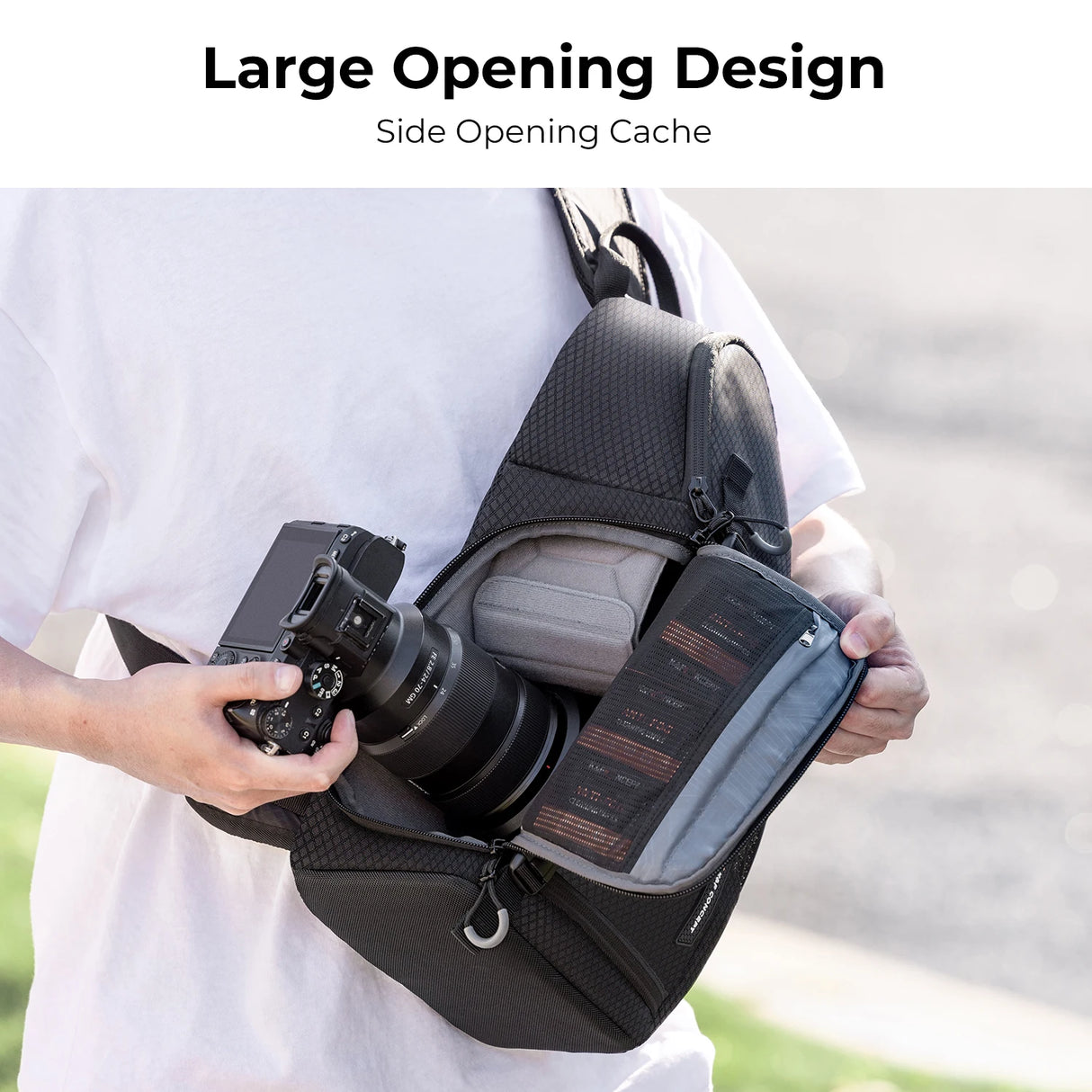 K&F Concept Waterproof 10L DSLR/SLR Sling Camera Backpack