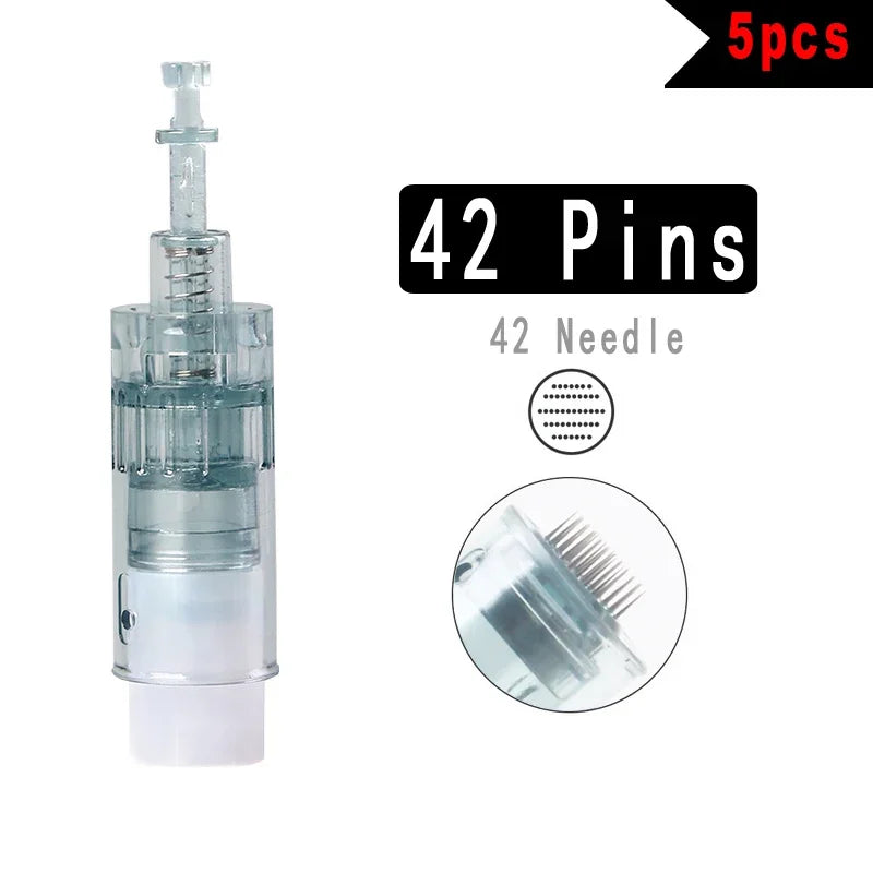 Dr Pen 5/10/20/50/100pcs  M8 Needle Cartridge Derma Pen Replacement ULTIMA-M8 Microneedling 11/ 16/24/ 36/ 42 Pin 5D Nano Needles