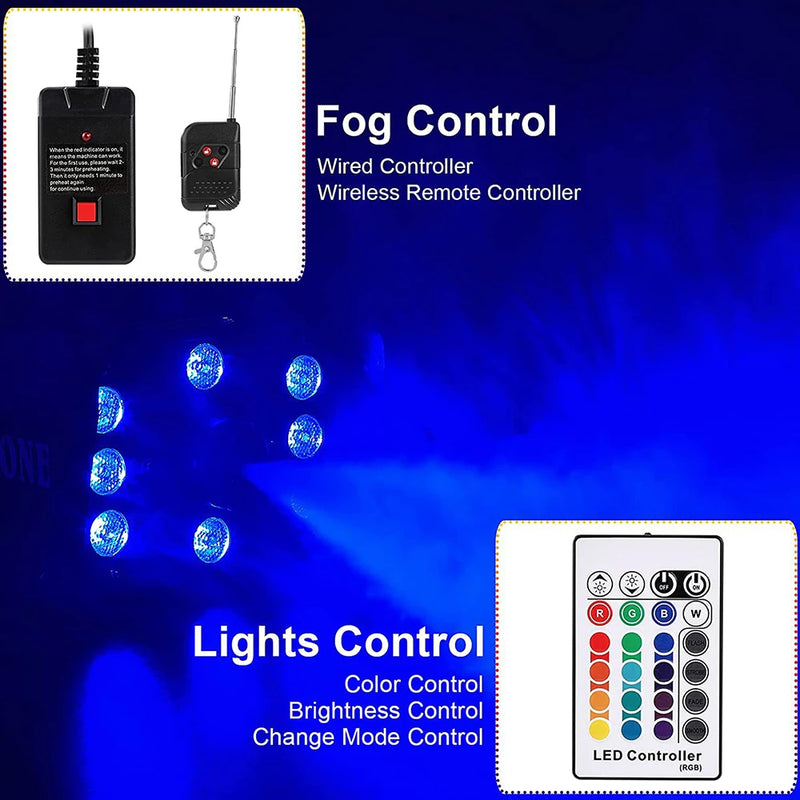 500W Colorful Smoke Machine With Remote controller DMX controller 220V Stage Lighting