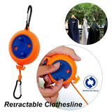10M Retractable/Adjustable Clothes Line Or Bag For Camping