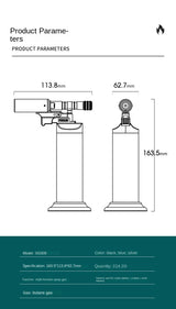 Powerful Butane Refillable Metal Welding Gun