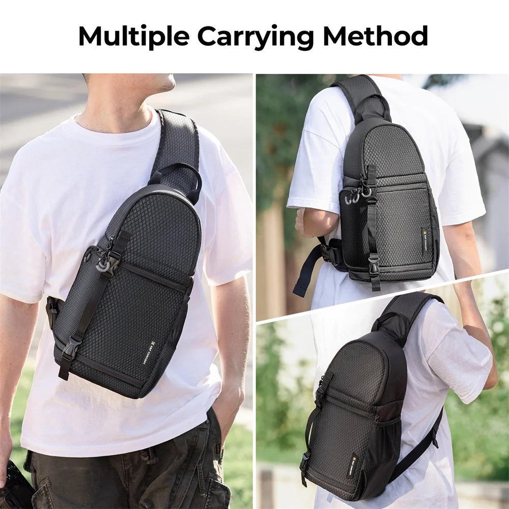 K&F Concept Waterproof 10L DSLR/SLR Sling Camera Backpack